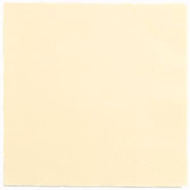 Guardanapos Papel Ponta Ponta Creme 25x25cm (50 Uds)