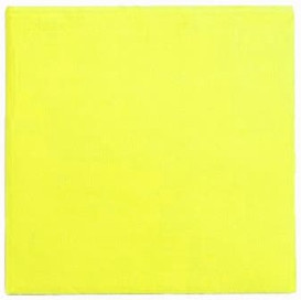 Guardanapos Papel Ponta Ponta Amarelo 25x25cm (50 Uds)