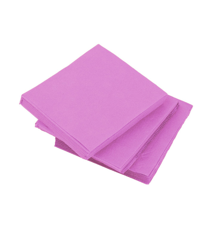 Guardanapos Papel Microdot Fúcsia 20x20cm (100 Uds) Guardanapos Papel Microdot Fúcsia 20x20cm (100 Uds)