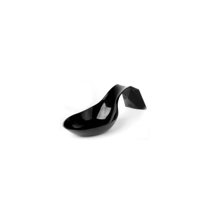 Colher Degustação Bon Ton Preto 116x29mm (20 Uds) Colher Degustação Bon Ton Preto 116x29mm (20 Uds)