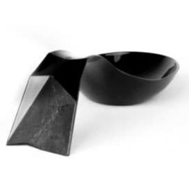 Colher Degustação Bon Ton Preto 116x29mm (20 Uds)