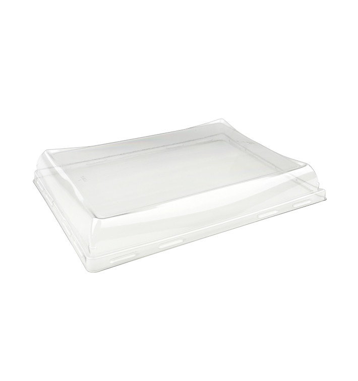 Tampa de Plástico PET para Bandeja 220x160mm (50 Uds) Tampa de Plástico PET para Bandeja 220x160mm (50 Uds)