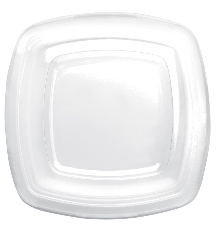 Tampa Plastico Transp. para Prato Square PET 180mm (25 Uds) Tampa Plastico Transp. para Prato Square PET 180mm (25 Uds)