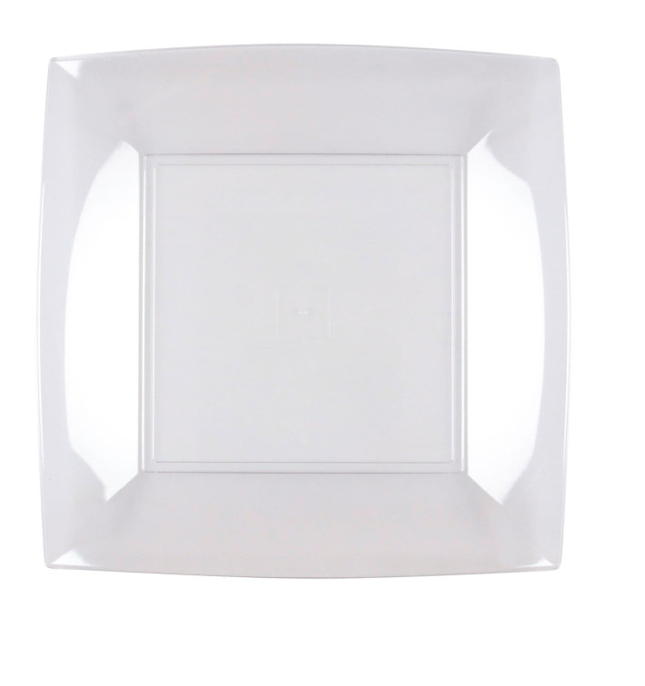 Prato Plastico Raso Transp. Nice PS 230mm (25 Uds) Prato Plastico Raso Transp. Nice PS 230mm (25 Uds)