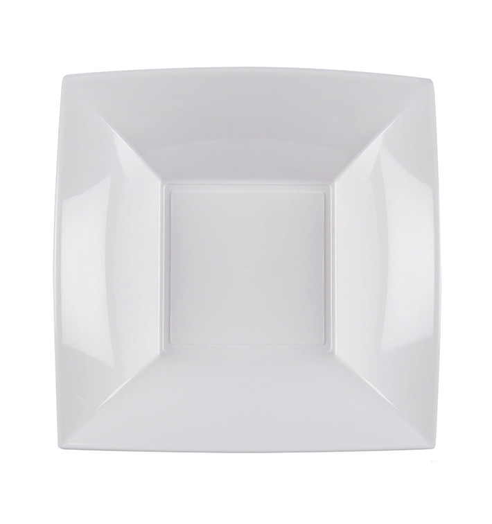 Prato Plastico Fundo Branco Nice PP 180mm (25 Uds) Prato Plastico Fundo Branco Nice PP 180mm (25 Uds)