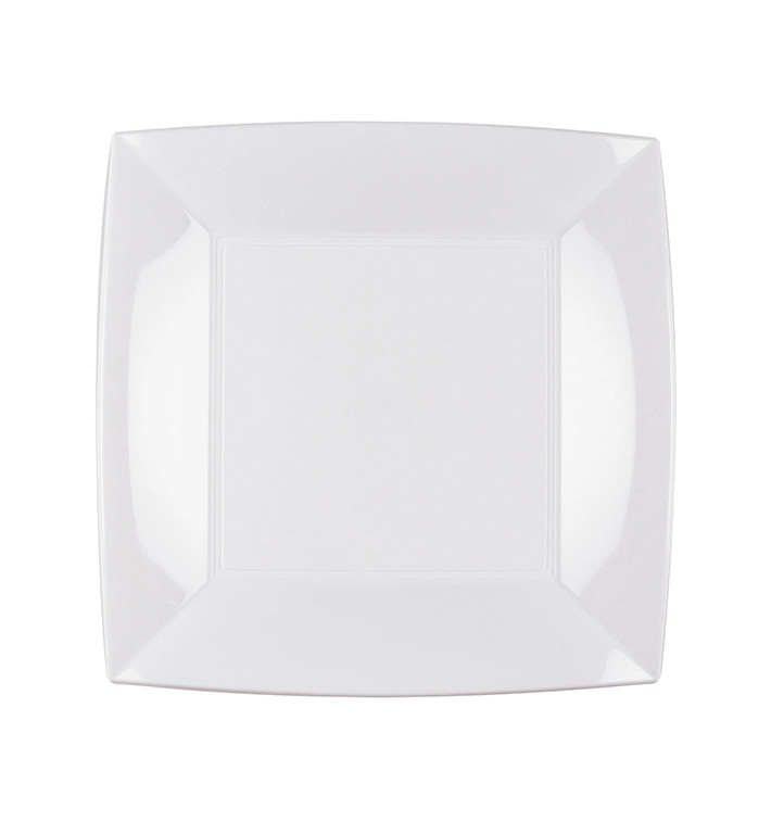 Prato Plastico Raso Branco Nice PP 230mm (25 Uds) Prato Plastico Raso Branco Nice PP 230mm (25 Uds)