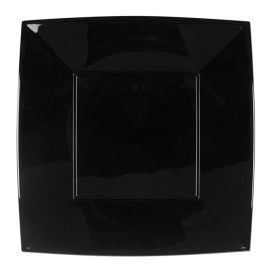 Prato Plastico Raso Preto Nice PP 290mm (144  Uds)