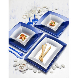 Prato Plastico Fundo Cinza Nice PP 180mm (300 Uds)