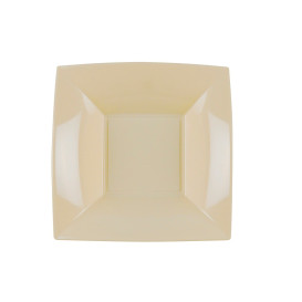 Prato Plastico Fundo Creme Nice PP 180mm (300 Uds)