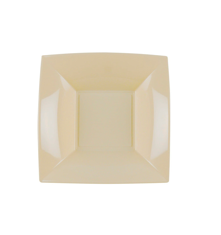 Prato Plastico Fundo Creme Nice PP 180mm (300 Uds) Prato Plastico Fundo Creme Nice PP 180mm (300 Uds)