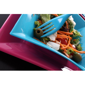 Prato Plastico Fundo Turquesa Nice PP 180mm (300 Uds)