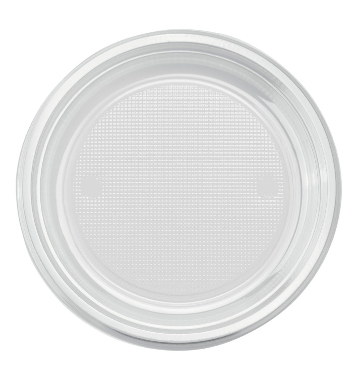 Prato Plastico PS Raso Transparente Ø220mm (780 Unidades) Prato Plastico PS Raso Transparente Ø220mm (780 Unidades)