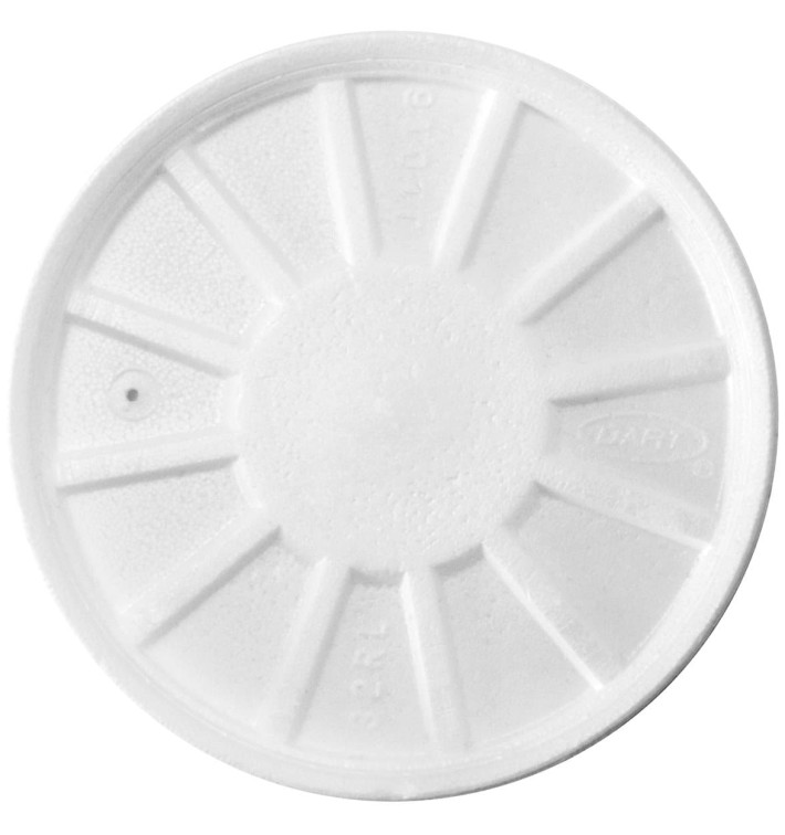 Tampa Isopor Ventilação Branco Ø11,7cm (50 uds) Tampa Isopor Ventilação Branco Ø11,7cm (50 uds)