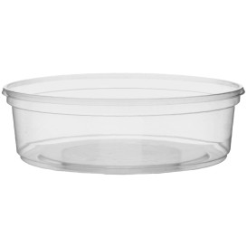 Embalagem Plastico Redondo Transp. 125ml Ø10,5cm (1000 Uds)