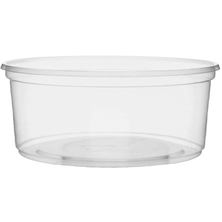 Embalagem Plastico Redondo Transp. 200ml Ø10,5cm (100 Uds)