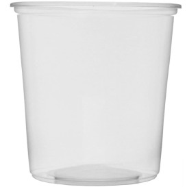 Embalagem Plastico Redondo Transp. 500ml Ø10,5cm (1000 Uds)