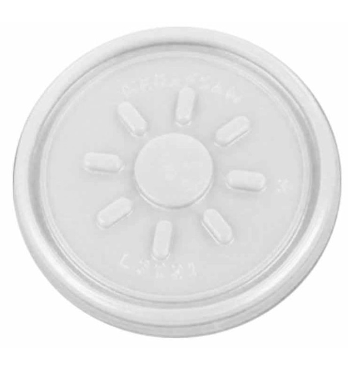 Tampa Planas de Plastico PS Termico Foam Ø7,4cm (100 Unidades) Tampa Planas de Plastico PS Termico Foam Ø7,4cm (100 Unidades)
