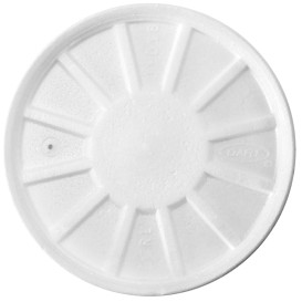 Tampa Isopor Ventilação Branco Ø11cm (50 uds)