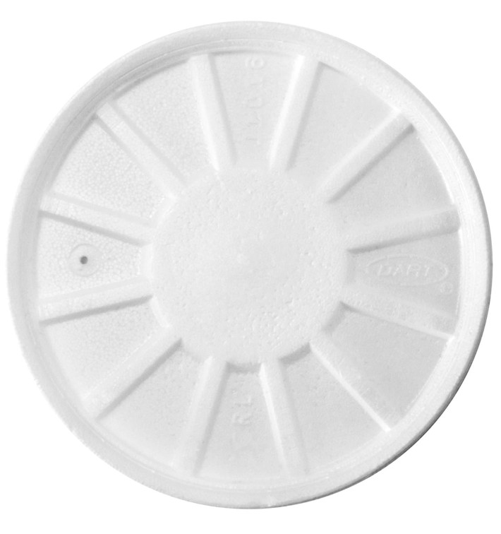 Tampa Isopor Ventilação Branco Ø11cm (500 Uds)