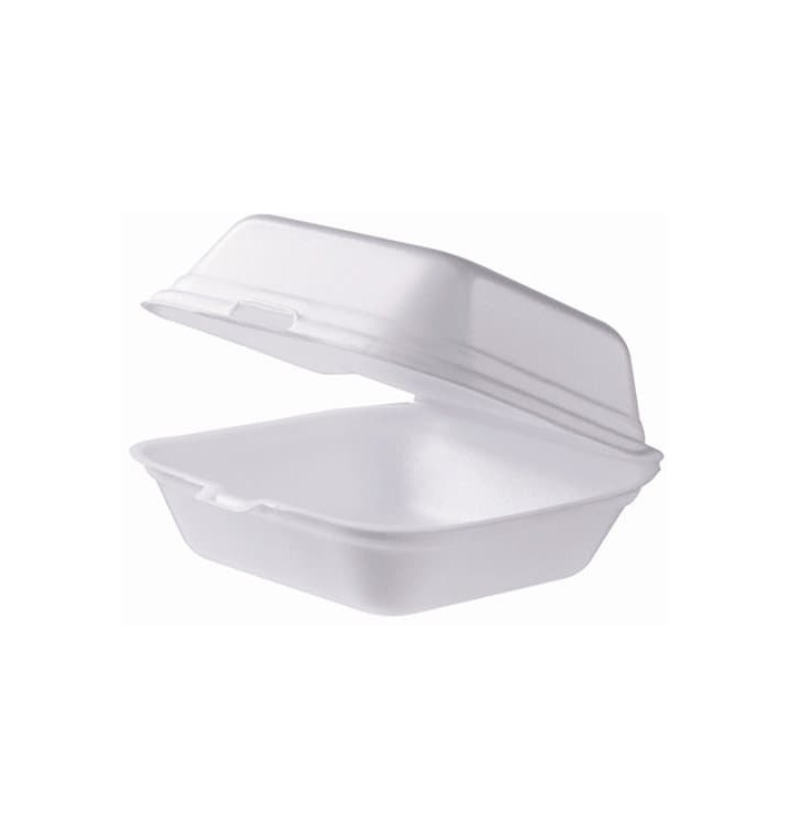 Embalagem Foam Hamburguer Gigante Branco (100 Uds) Embalagem Foam Hamburguer Gigante Branco (100 Uds)