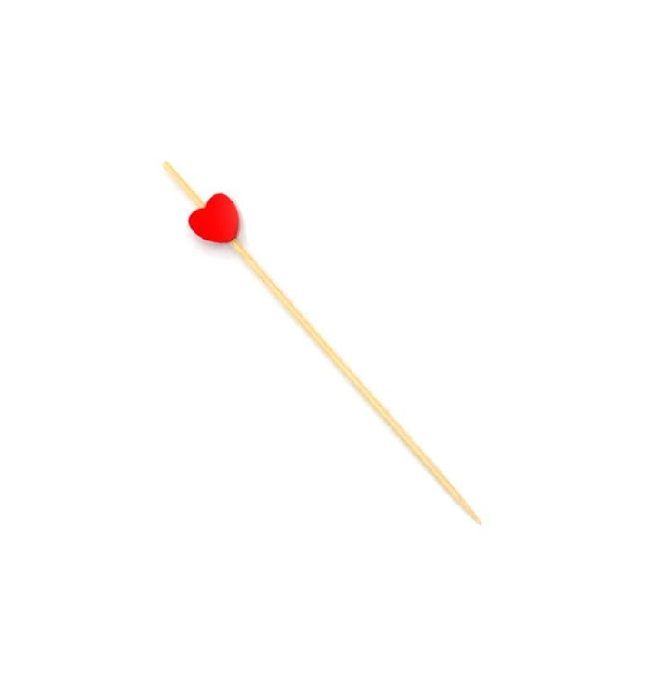 Pick Madeira Decorado "Corazón" Vermelho 120mm (200 Unidades) Pick Madeira Decorado "Corazón" Vermelho 120mm (200 Unidades)
