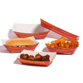 Barqueta Cartolina 11,0x7,0x3,5cm 300ml (25 Uds)