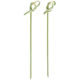 Pick Bambu Decorado Laço 180mm (200 Unidades)