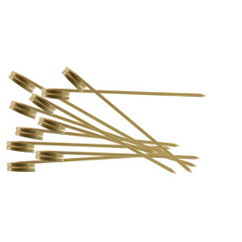 Pick de Bambú Espiral 90 mm (200 Unidades)
