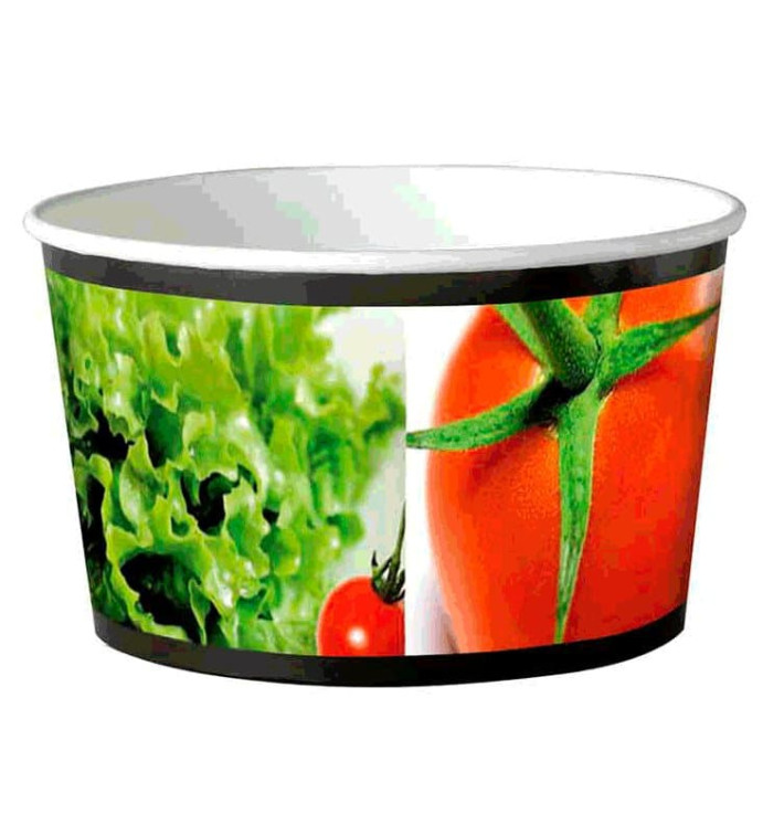 Saladeira Cartolina Redondo Grande 1030ml (40 Uds) Saladeira Cartolina Redondo Grande 1030ml (40 Uds)