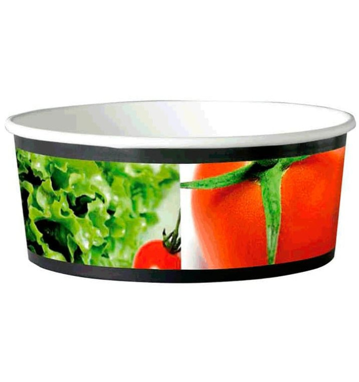 Saladeira Cartolina Redondo Mediana 775ml (45 Uds) Saladeira Cartolina Redondo Mediana 775ml (45 Uds)