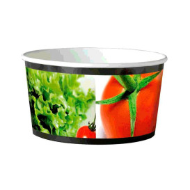 Saladeira Cartolina Redondo Pequeña 635ml (45 Uds)