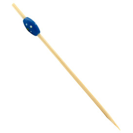 Pick Bambu "Punteado" Azul 120mm (5000 Unidades)