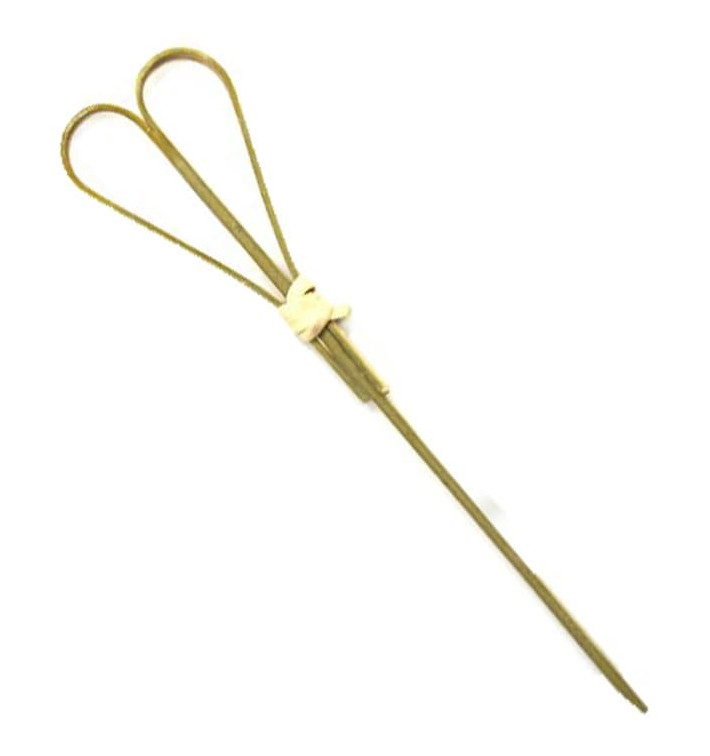 Pick Bambu Decorado "Cuore" Verde 120mm (200 Unidades) Pick Bambu Decorado "Cuore" Verde 120mm (200 Unidades)