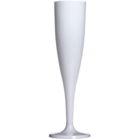 Copo Flute Plastico Branco 115ml 1P (120 Unidades)
