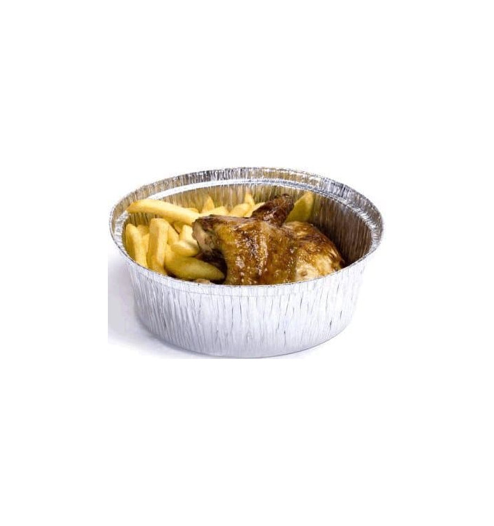 Embalagem Aluminio Redondo Frango 1900ml (125 Uds) Embalagem Aluminio Redondo Frango 1900ml (125 Uds)