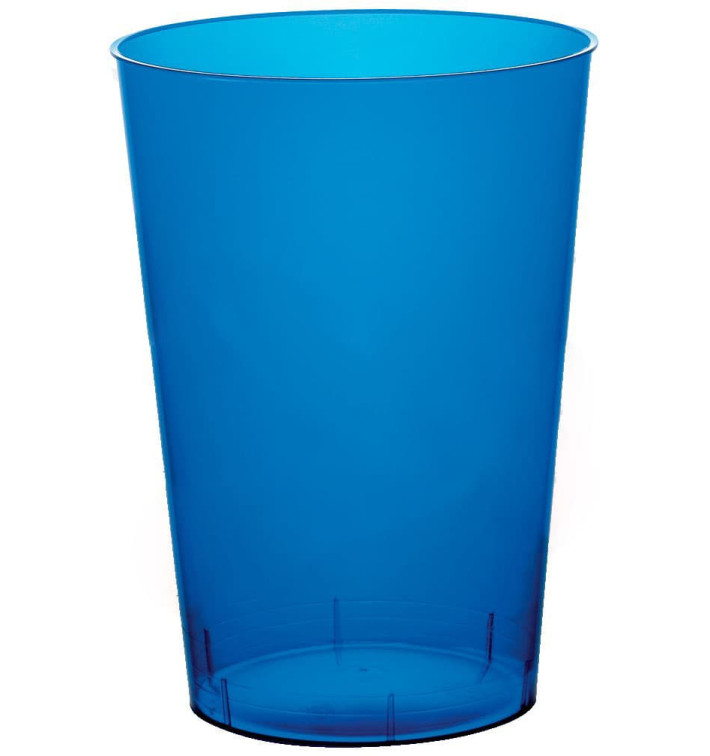 Copo Plastico Moon Cristal Azul Transp. PS 230ml (50 Uds) Copo Plastico Moon Cristal Azul Transp. PS 230ml (50 Uds)