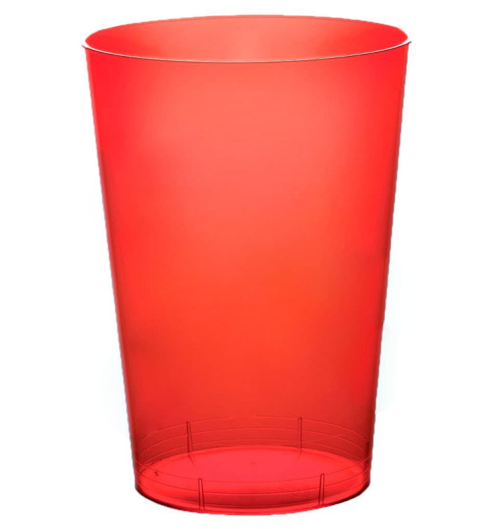 Copo Plastico Moon Cristal Vermelho Transp. PS 230ml (50 Uds) Copo Plastico Moon Cristal Vermelho Transp. PS 230ml (50 Uds)