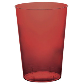 Copo Plastico Moon Cristal Bordeaux Transp. PS 230ml (35 Uds)