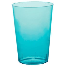 Copo Plastico Moon Cristal Turquesa Transp. PS 230ml (50 Uds)