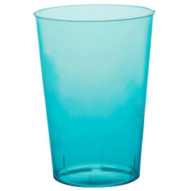 Copo Plastico Moon Cristal Turquesa Transp. PS 230ml (1000 Uds)