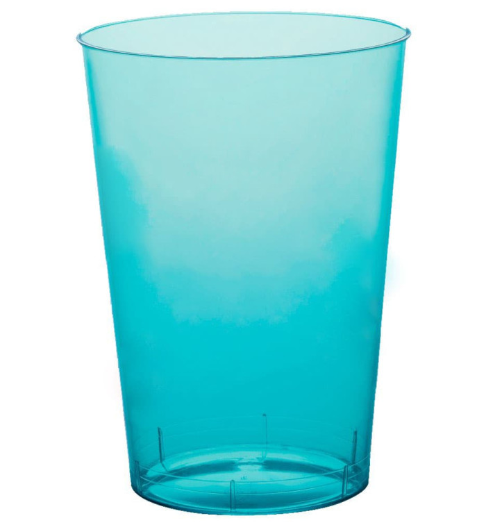 Copo Plastico Moon Cristal Turquesa Transp. PS 230ml (1000 Uds) Copo Plastico Moon Cristal Turquesa Transp. PS 230ml (1000 Uds)