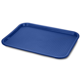 Bandeja Plastico Rigido Azul  35,5x45,3cm (1 Uds)