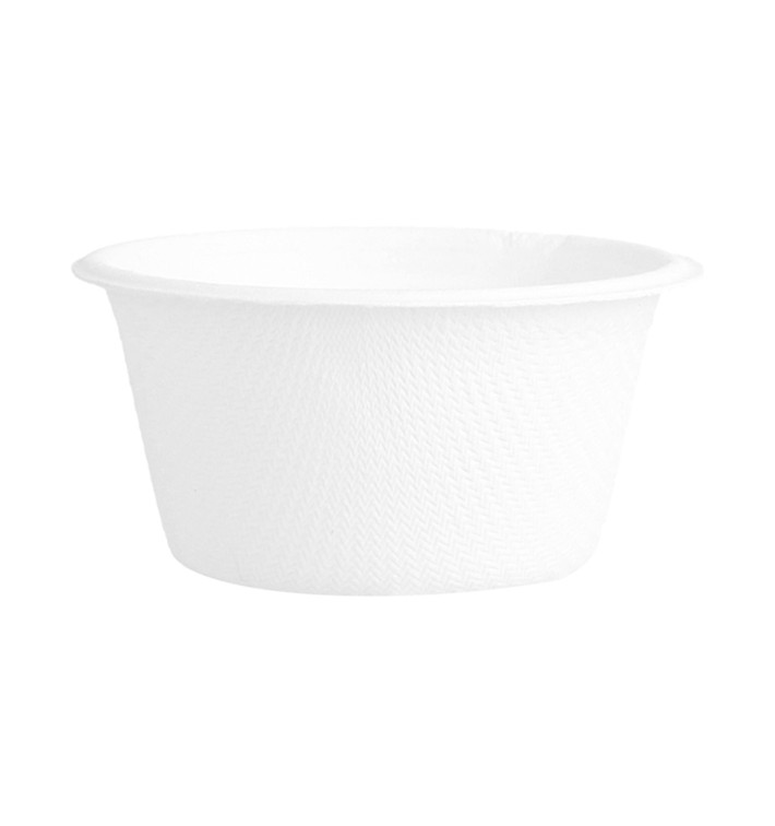 Copo Bio Molhos cana-de-açúcar Branco 55ml (1000 Uds) Copo Bio Molhos cana-de-açúcar Branco 55ml (1000 Uds)