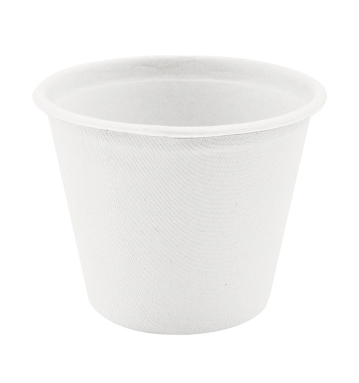 Copo Bio da Cana de Açúcar Branco Ø95mm 425ml (600 Uds) Copo Bio da Cana de Açúcar Branco Ø95mm 425ml (600 Uds)