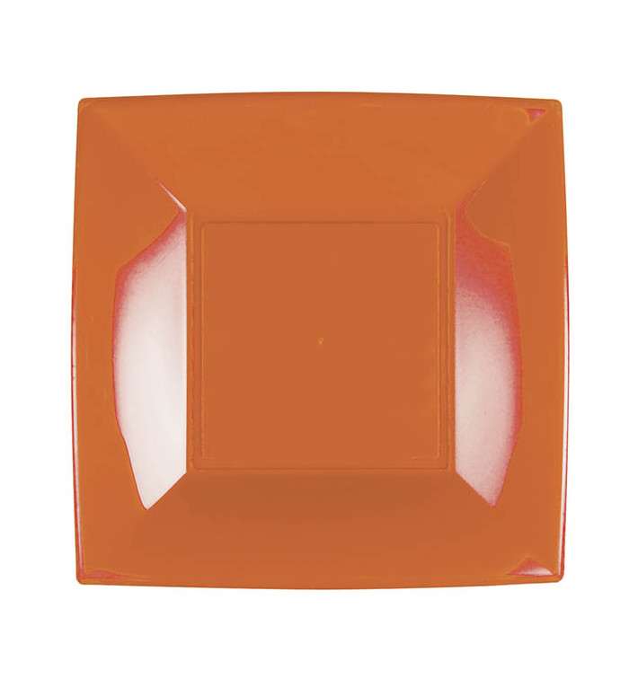 Prato Plastico Raso Laranja Nice PP 180mm (25 Uds) Prato Plastico Raso Laranja Nice PP 180mm (25 Uds)