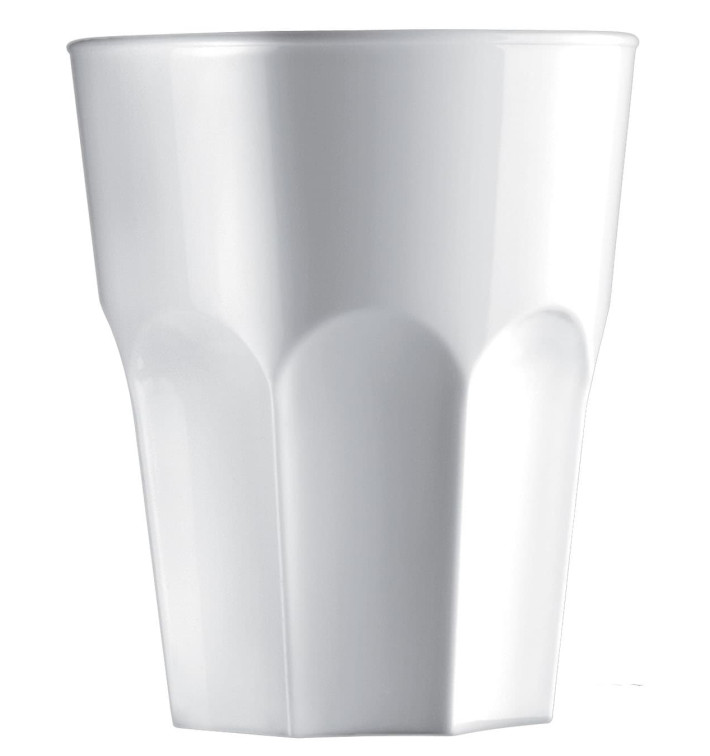 Copo Plastico Branco SAN Ø85mm 400ml (75 Uds) Copo Plastico Branco SAN Ø85mm 400ml (75 Uds)