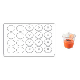 Kit Bandeja + 20 Bols Redondo Trans. (1 Ud)