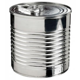 Lata de conserva Plastico Prata 220ml Ø7,4x7,3cm (20 Uds)
