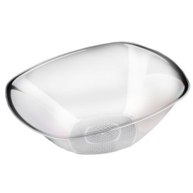 Tigela Plastico PS Cristal "Square" 3000ml Ø27,7cm (3 Uds)