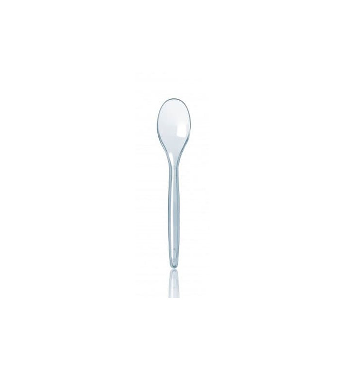 Colher Plastico Luxury 123mm Transparente (100 Uds) Colher Plastico Luxury 123mm Transparente (100 Uds)
